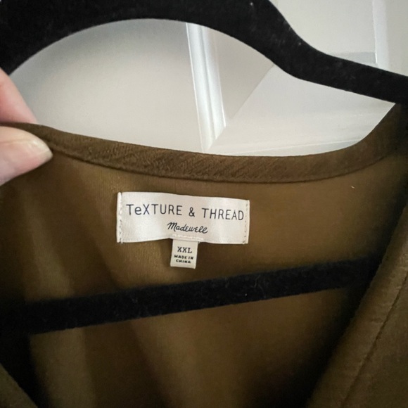 Madewell dress, olive green - Picture 5 of 5